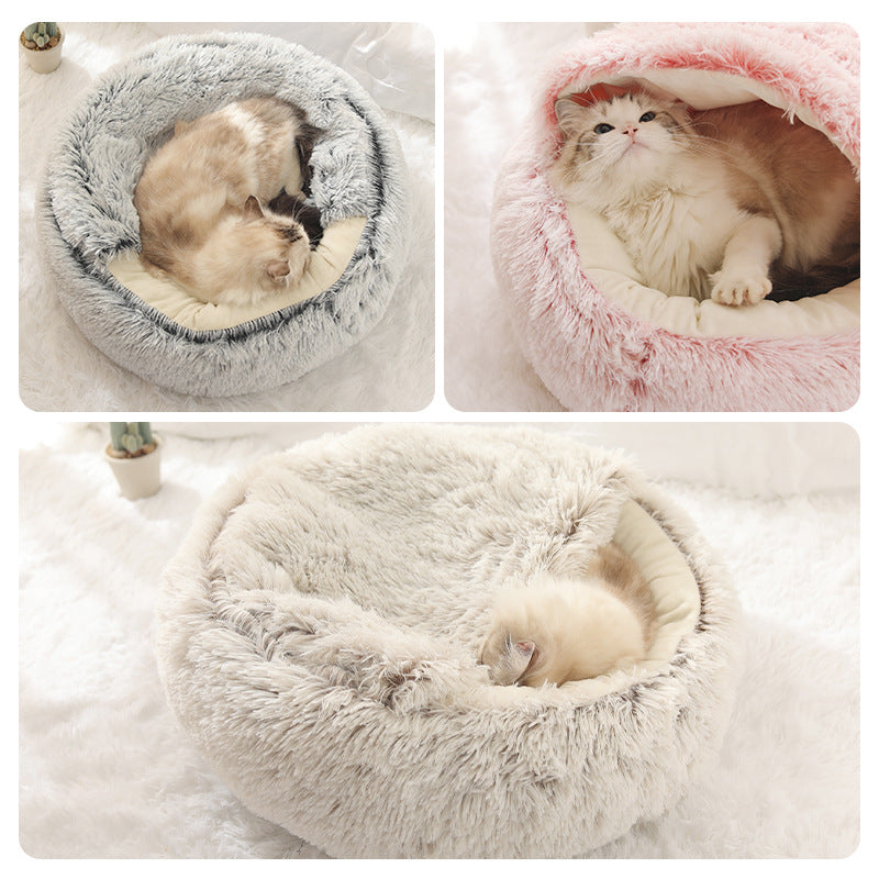 Teddy-Kuschelbett™ für Hund & Katze