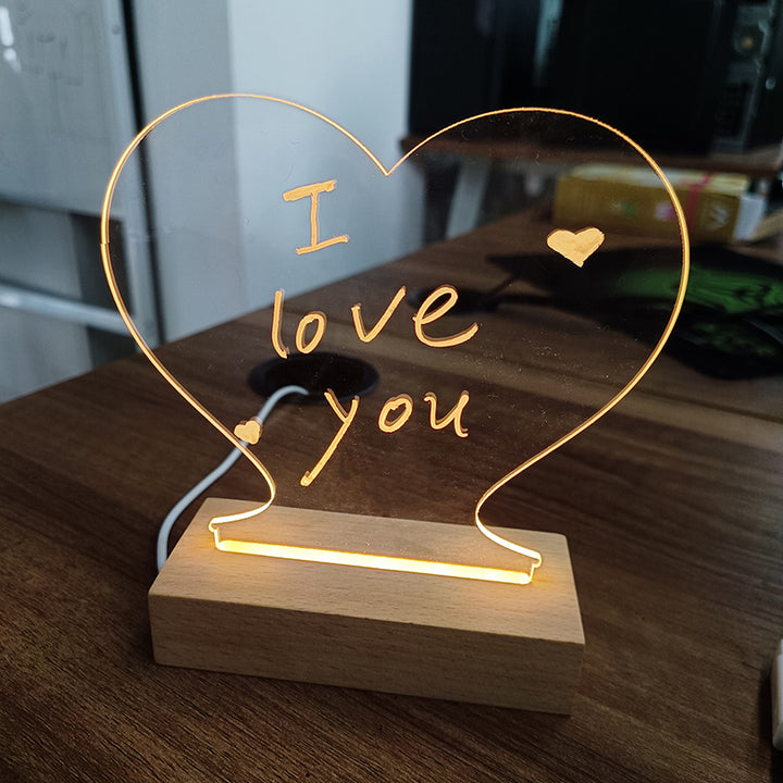Magische LED Notiztafel