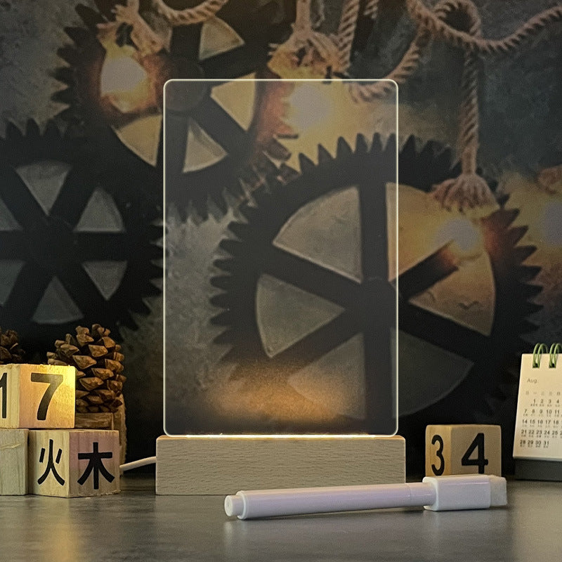 Magische LED Notiztafel